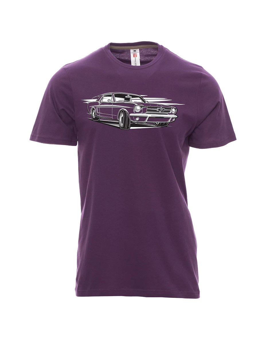 Maglia da uomo viola Mustang