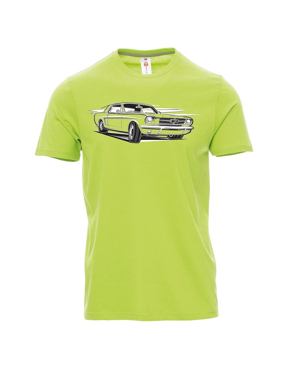 Maglia da uomo verde chiaro Mustang