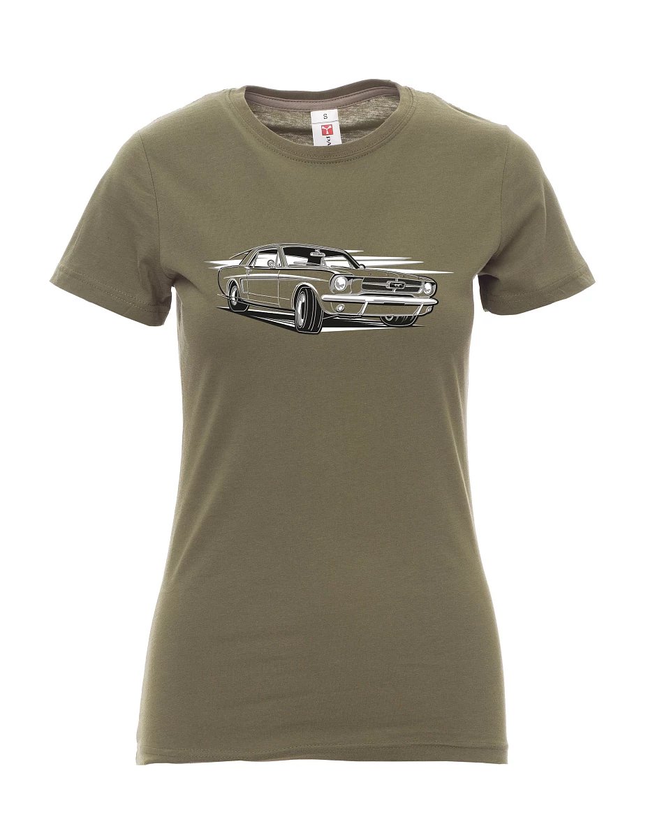 Maglia da donna cachi Mustang
