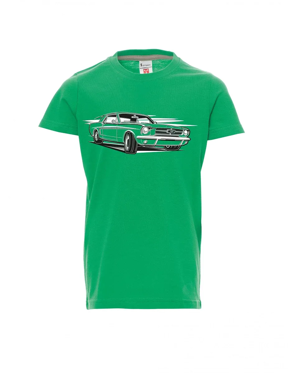 Maglia da bambino verde Mustang
