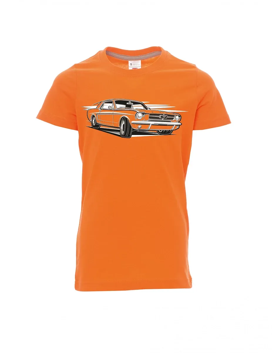 Maglia da bambino arancione Mustang