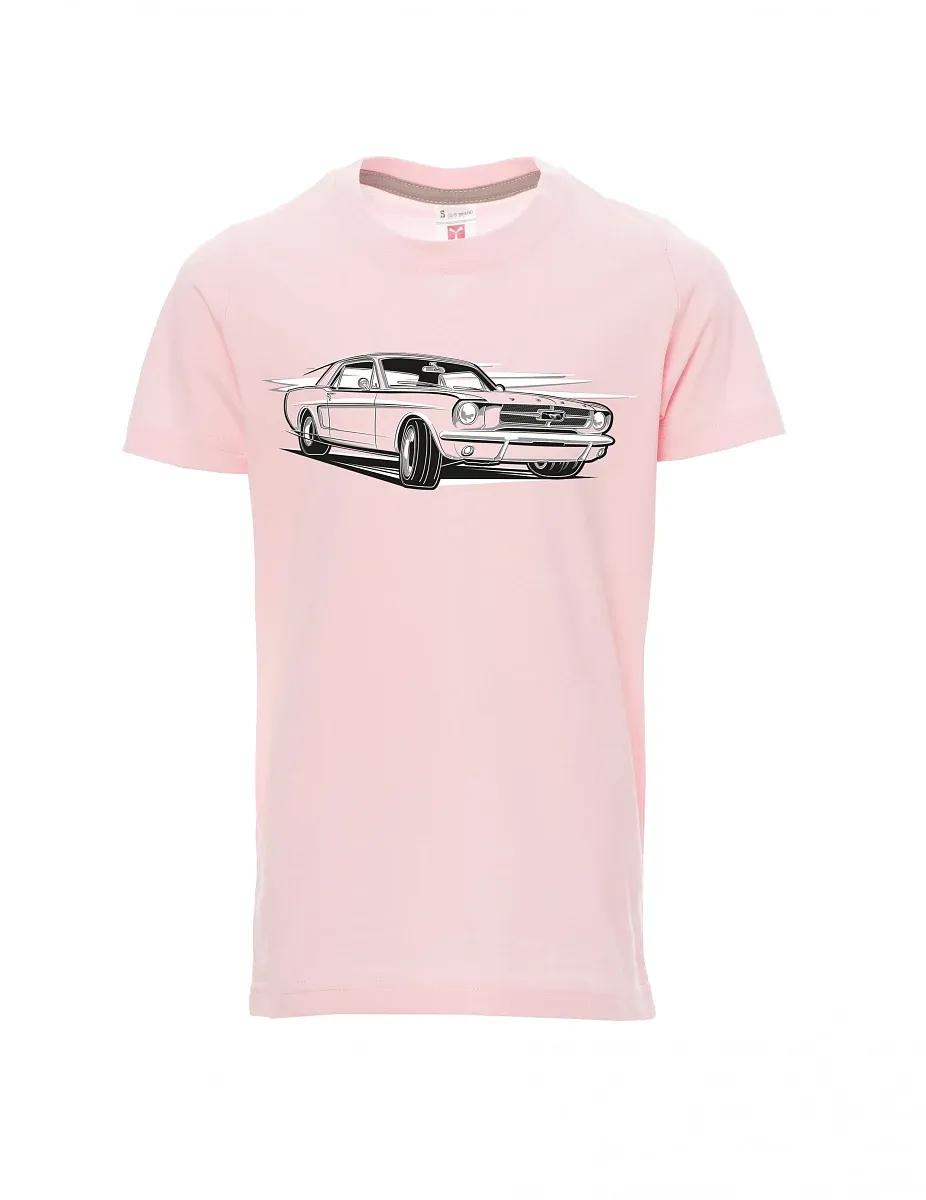 Maglia da bambino rosa chiaro Mustang