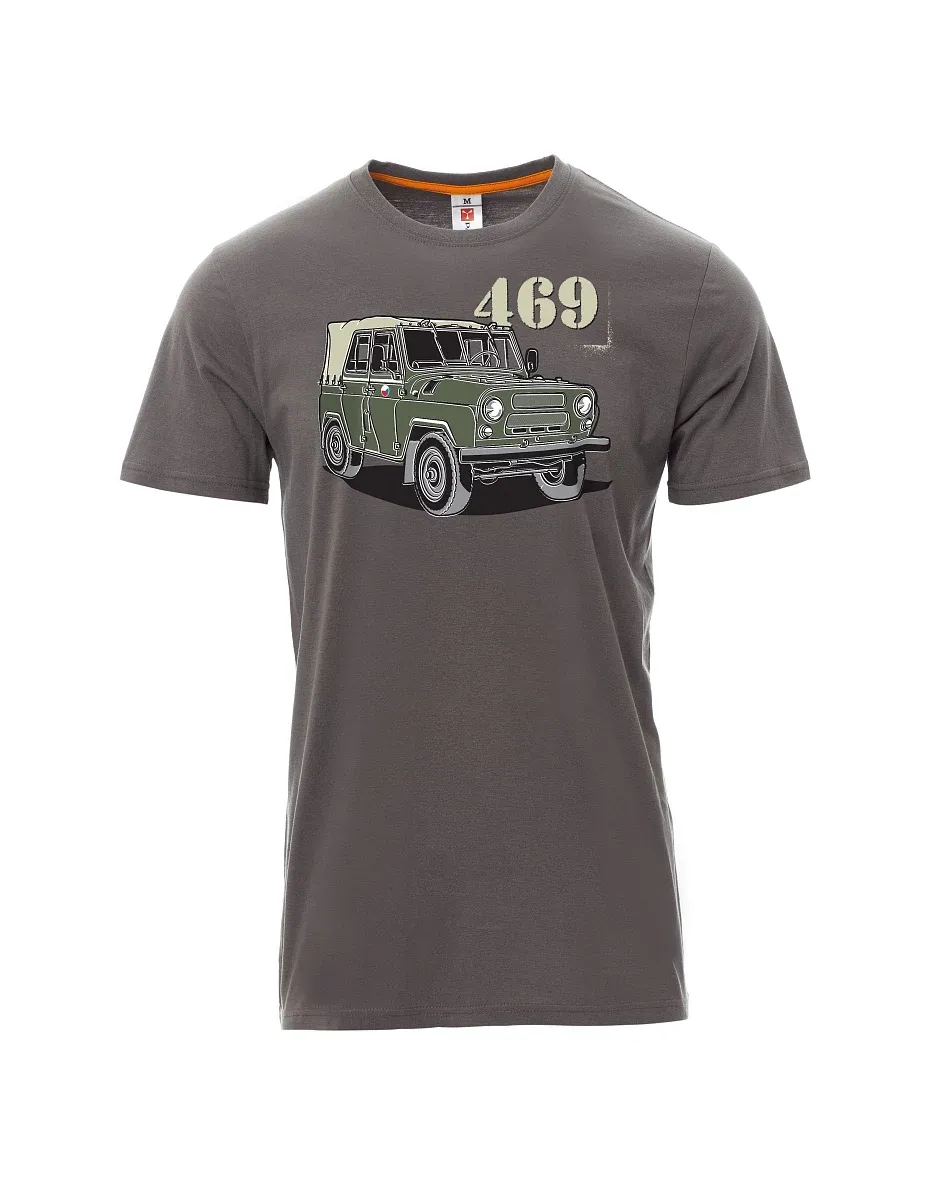 Maglia da uomo grigia UAZ 469 Bandiera ceca