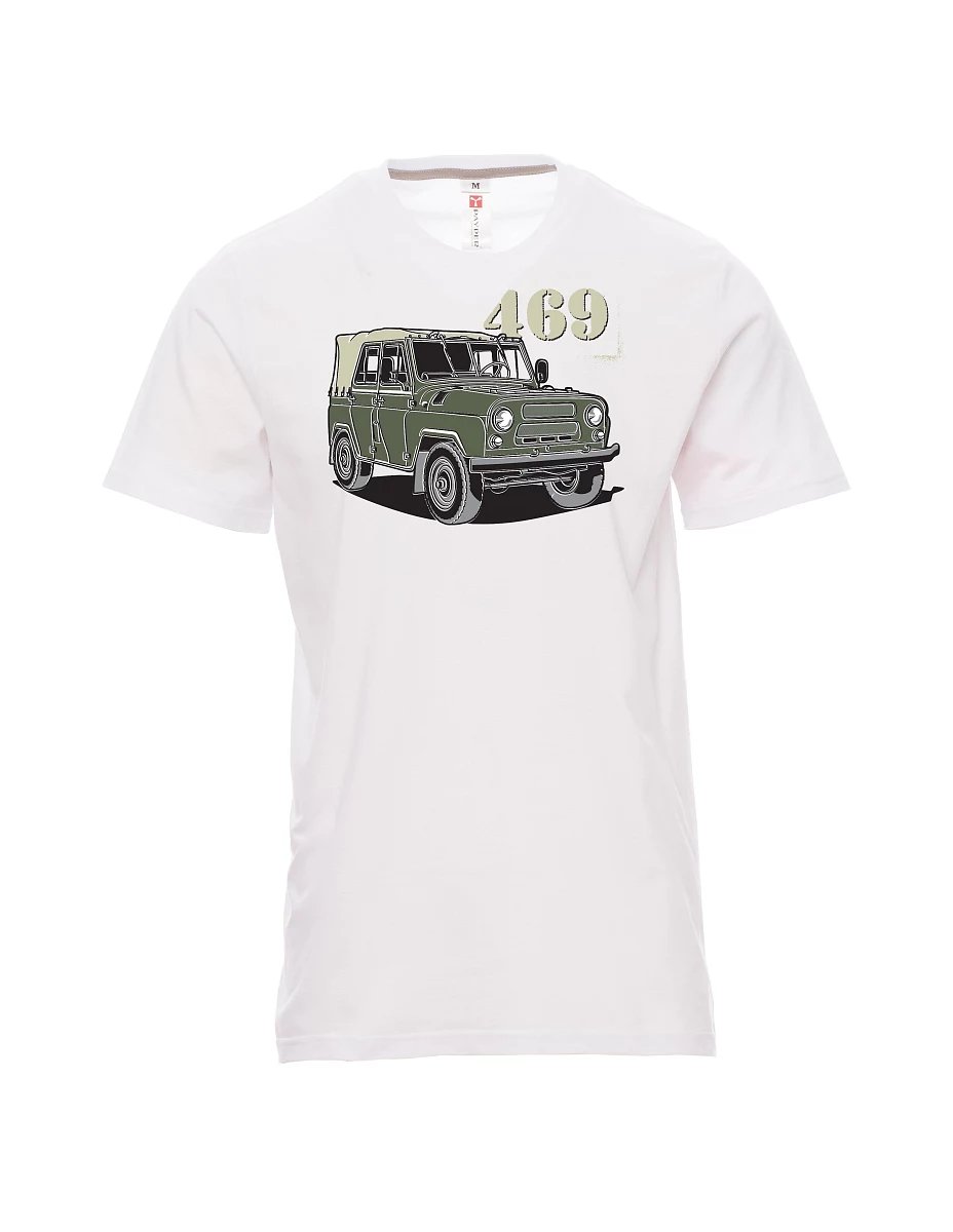 Maglia da uomo bianca UAZ 469 601