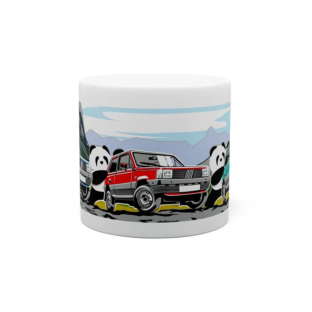 Tazza di ceramica Il veterano italiano F Panda 170 ml