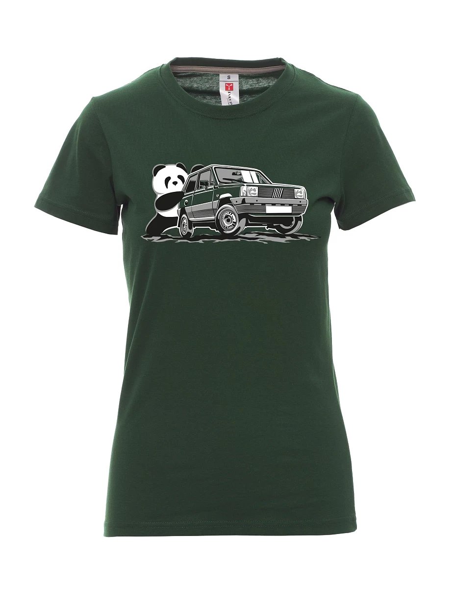 Maglia da donna verde scuro Il veterano italiano F Panda
