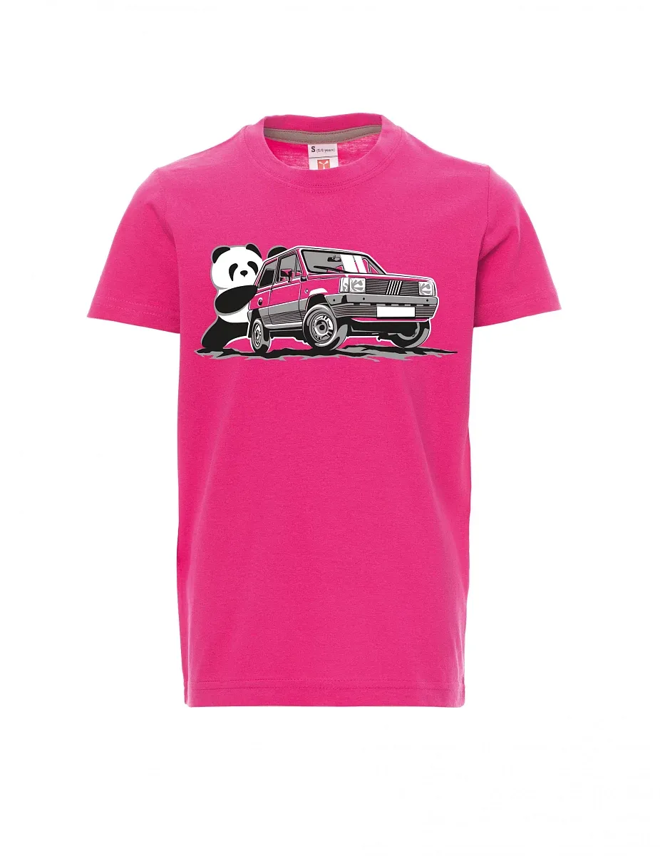 Maglia da bambino rosa Il veterano italiano F Panda