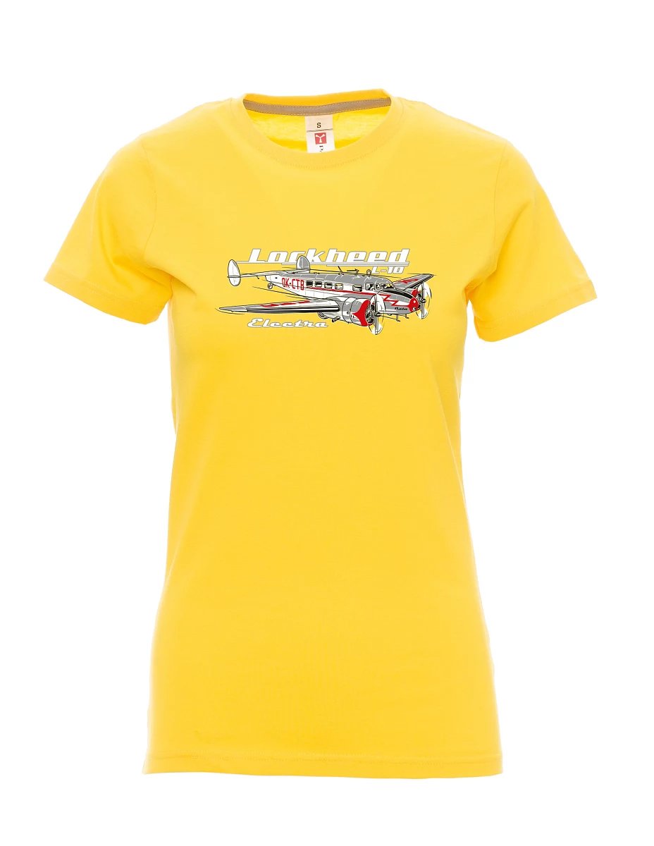 Maglia da donna gialla Lockheed L-10
