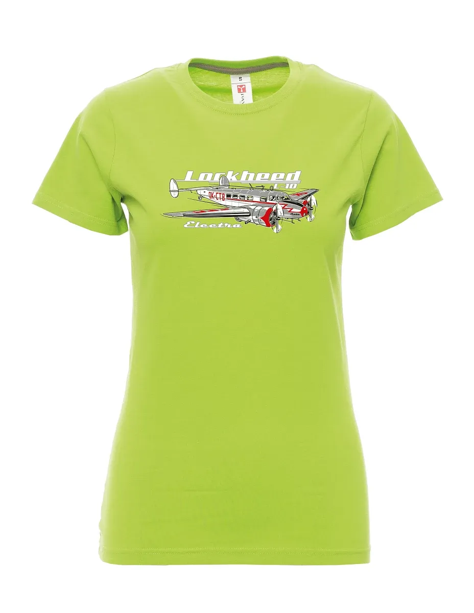 Maglia da donna colore lime Lockheed L-10