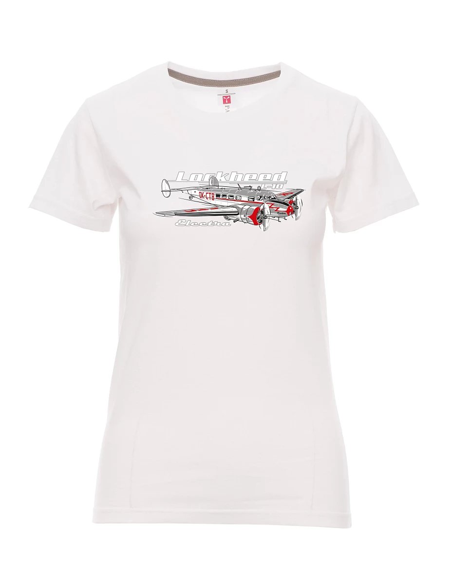 Maglia da donna bianca Lockheed L-10