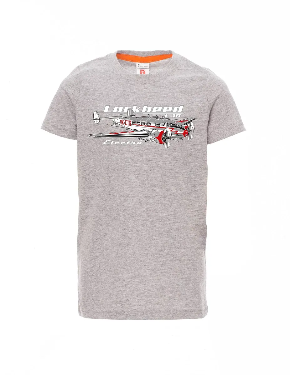 Maglia da bambino grigio melange Lockheed L-10