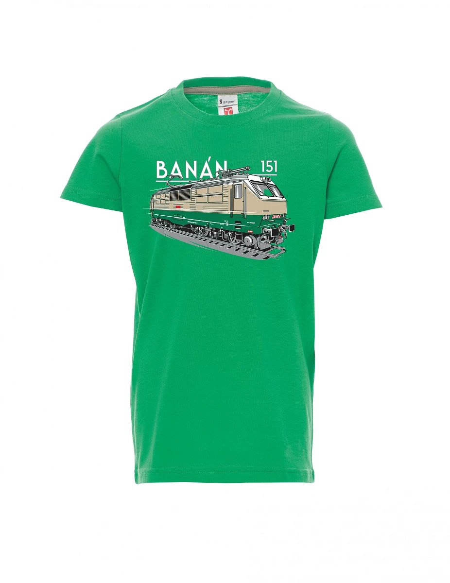 Maglia da bambino verde Locomotiva elettrica 151 "banana"