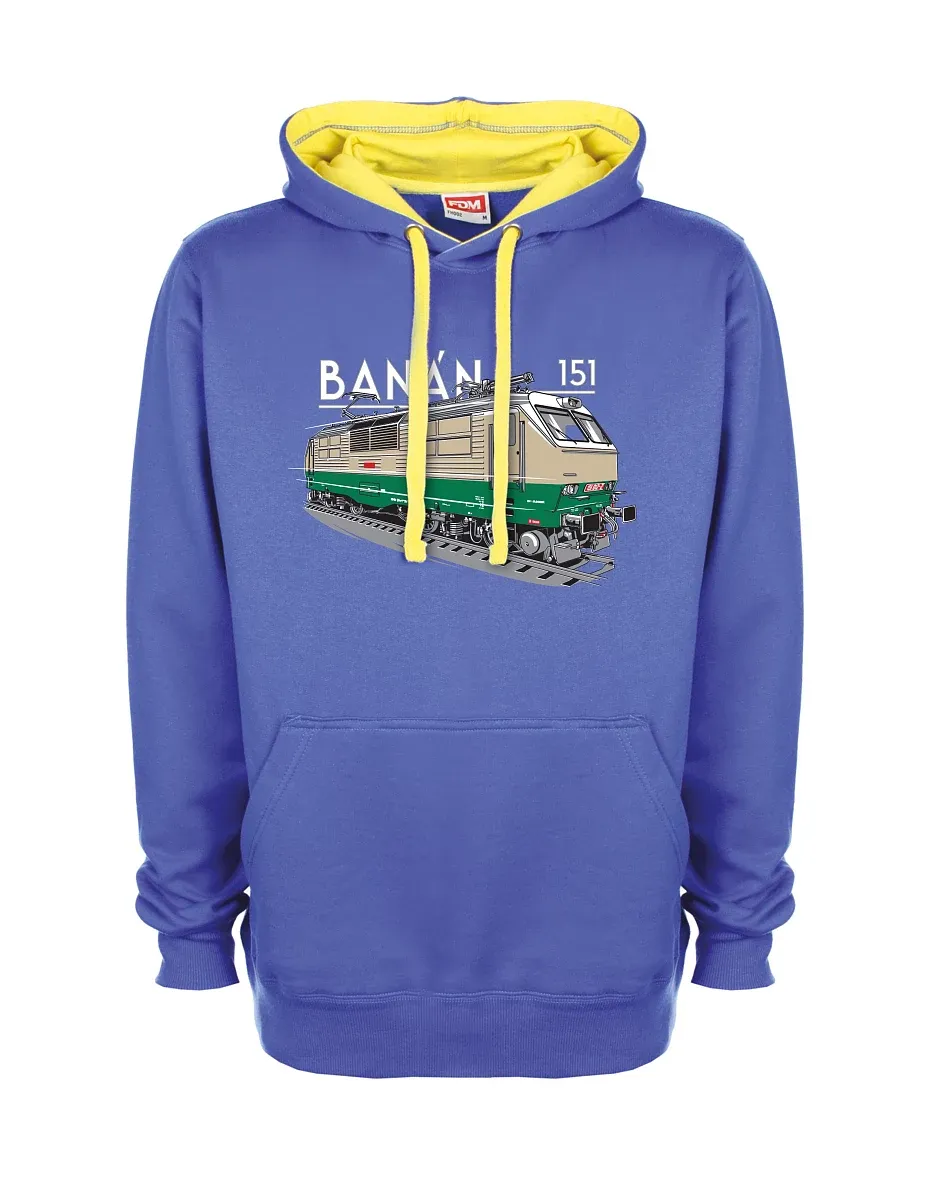 Felpa giallo-blu Locomotiva elettrica 151 "banana"