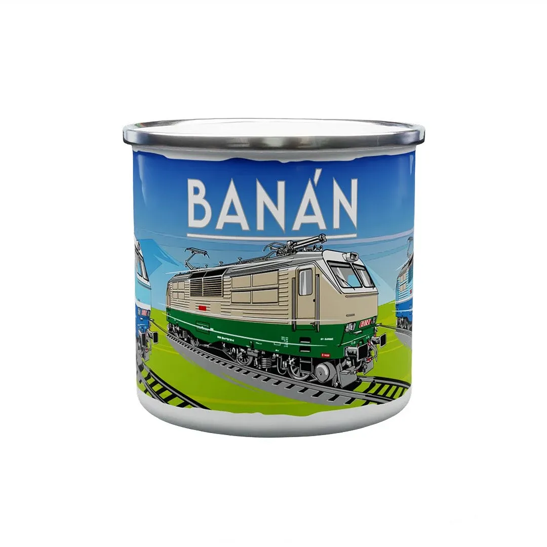 Tazza di alluminio Locomotiva elettrica 151 "banana" 330 ml