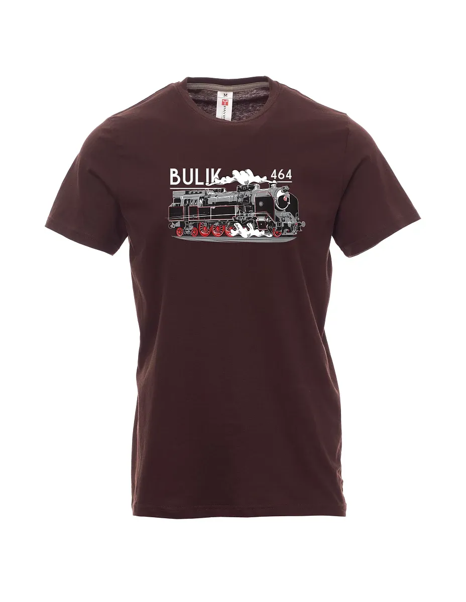 Maglia da uomo marrone scuro Locomotiva 464