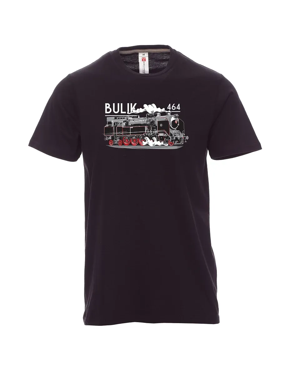 Maglia da uomo nera Locomotiva 464