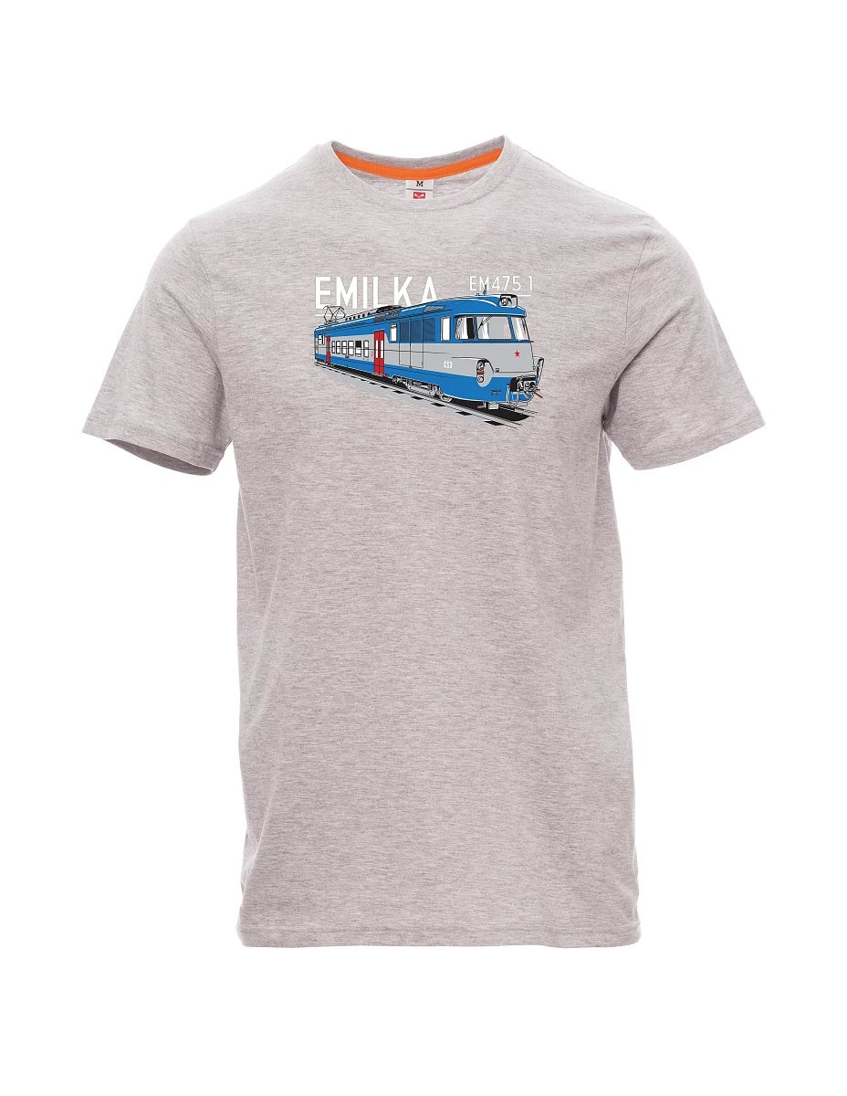 Maglia da uomo grigio melange Unità elettriche 475.1
