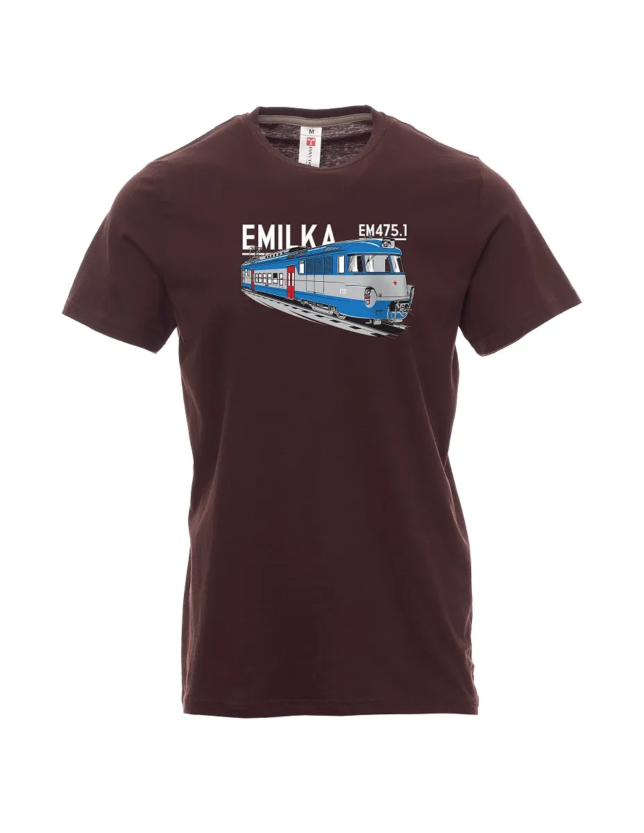 Maglia da uomo marrone scuro Unità elettriche 475.1