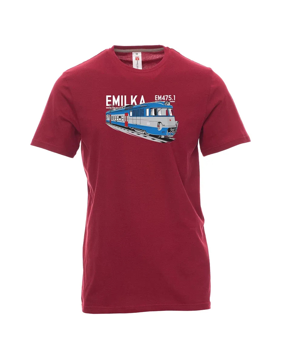 Maglia da uomo rosso scuro Unità elettriche 475.1