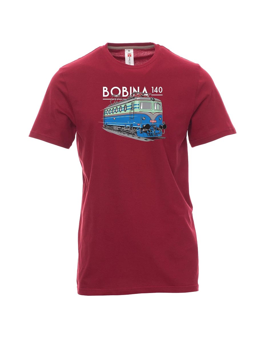 Maglia da uomo rosso scuro Locomotiva 140