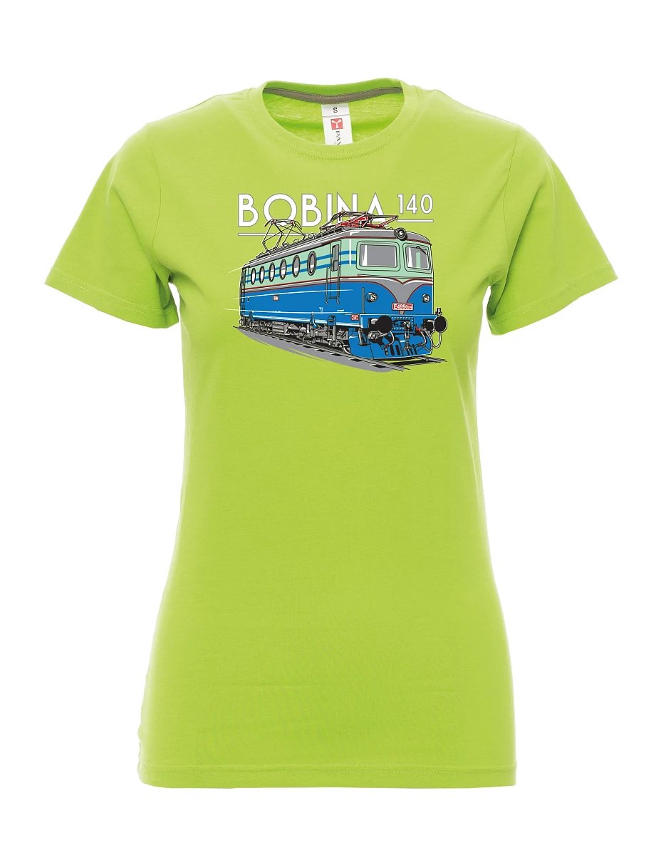Maglia da donna colore lime Locomotiva 140
