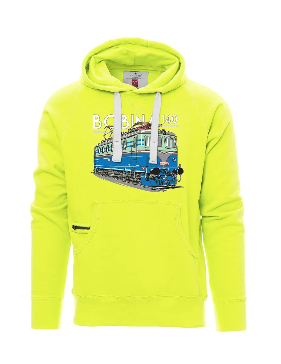 Felpa da uomo fluorescente Locomotiva 140