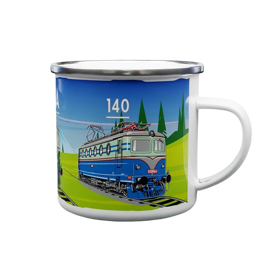 Tazza di alluminio Locomotiva 140 330 ml