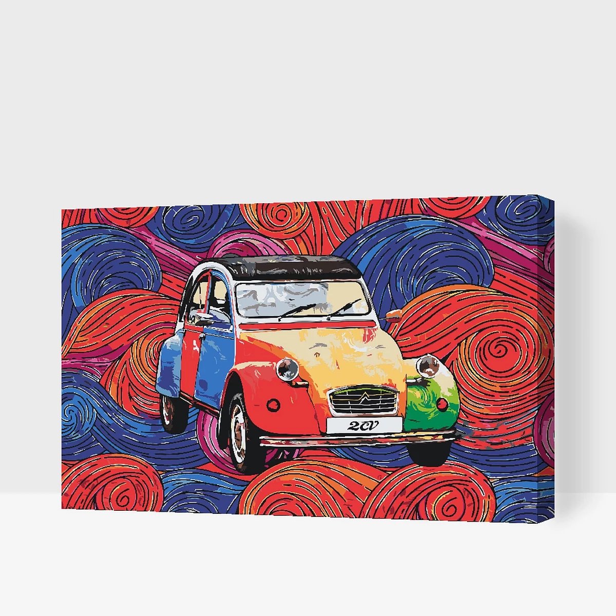 Dipingi con i numeri - immagine del veterano 2CV