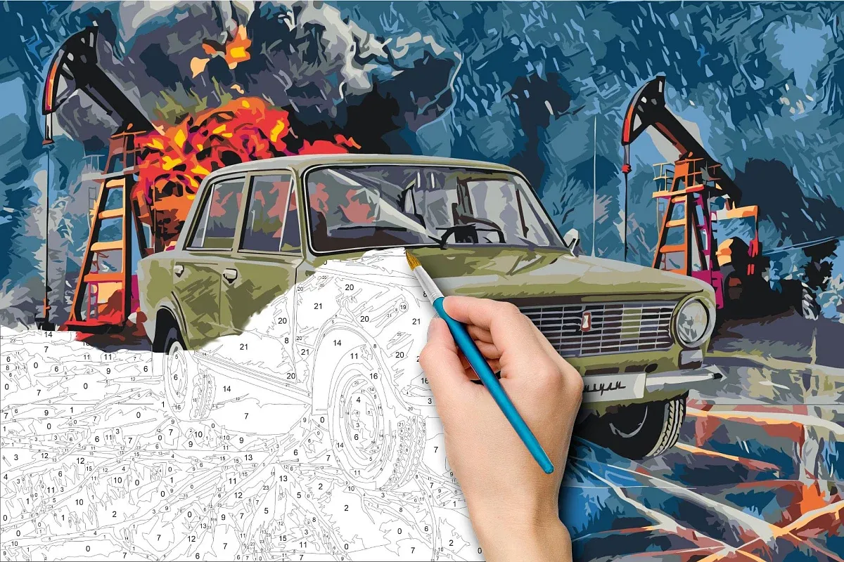 Dipingi con i numeri - immagine del veterano Lada-Žguli