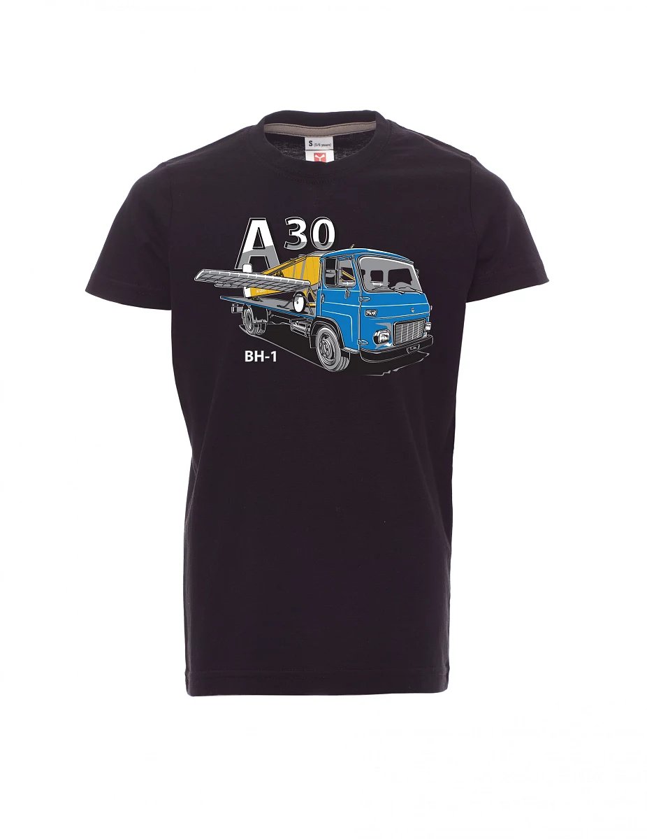 Maglia da bambino nera Avia A30 a aereo BH - 1