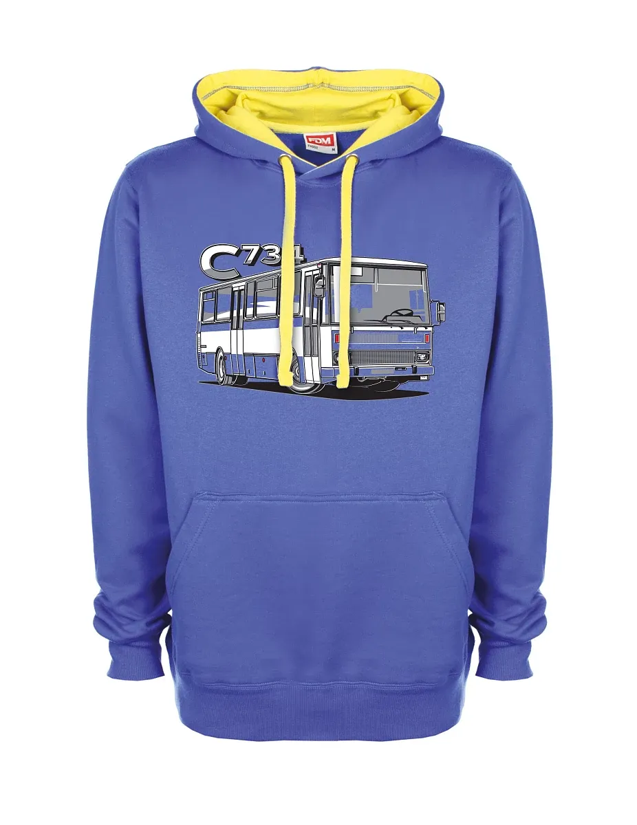 Felpa giallo-blu autobus C734