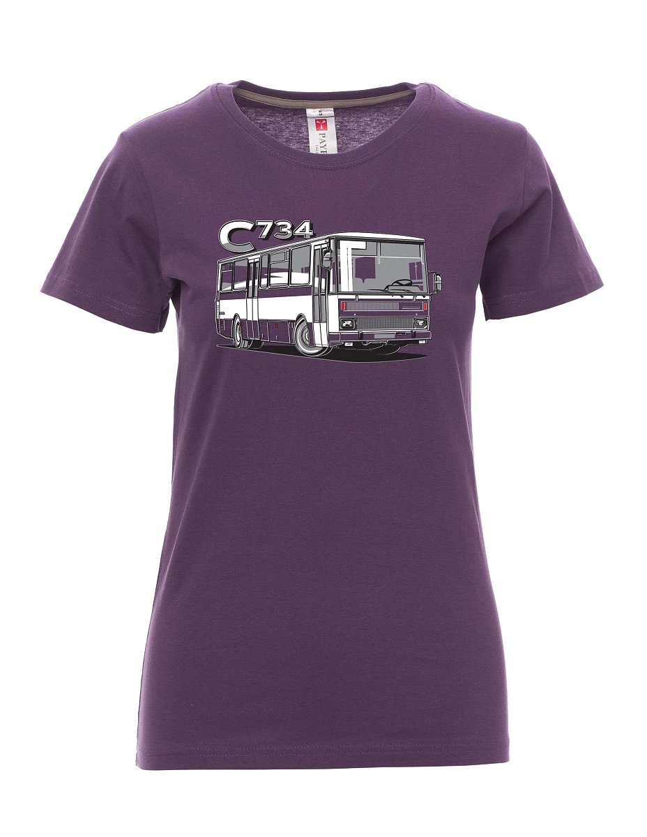Maglia da donna viola autobus C734