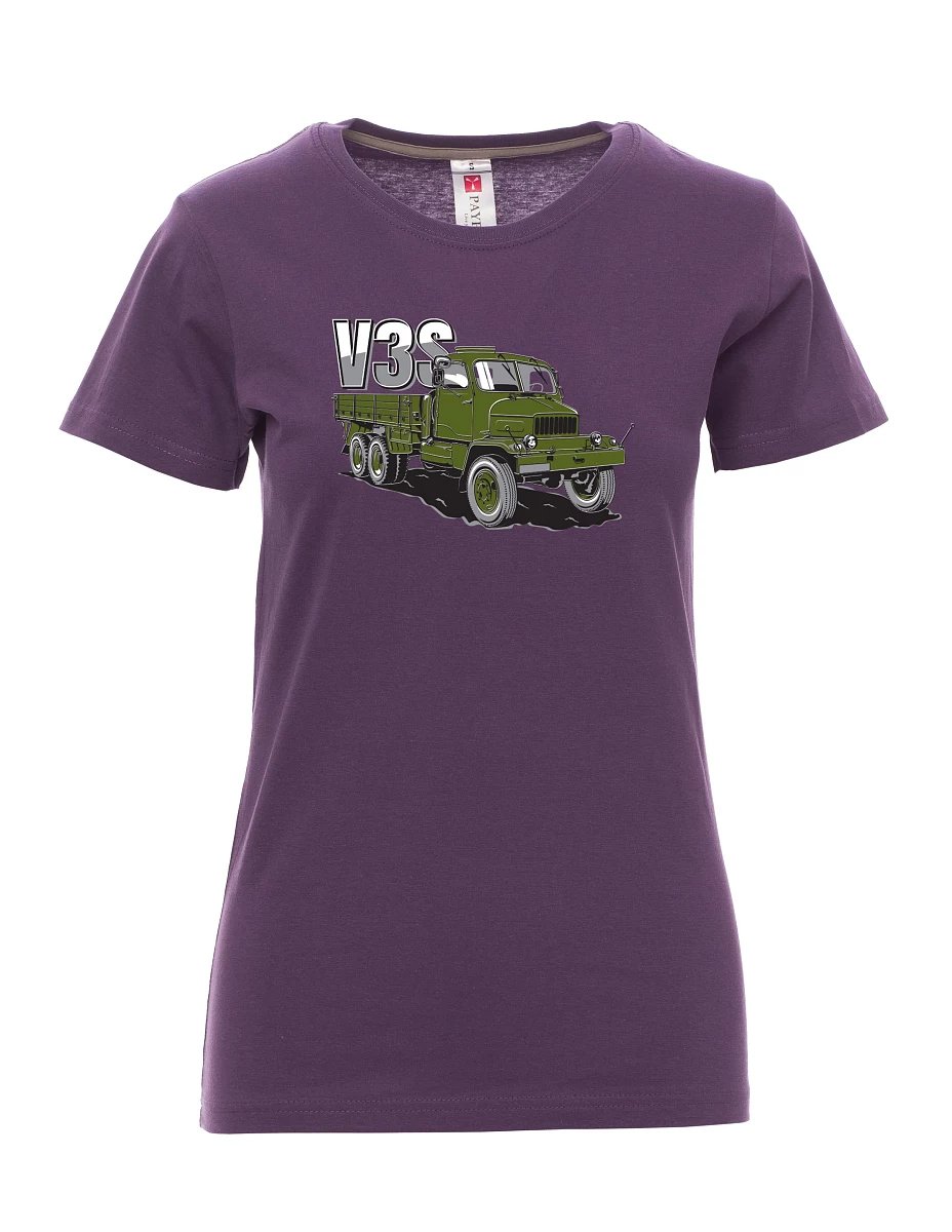Maglia da donna viola Camion V3S Camion con pianale