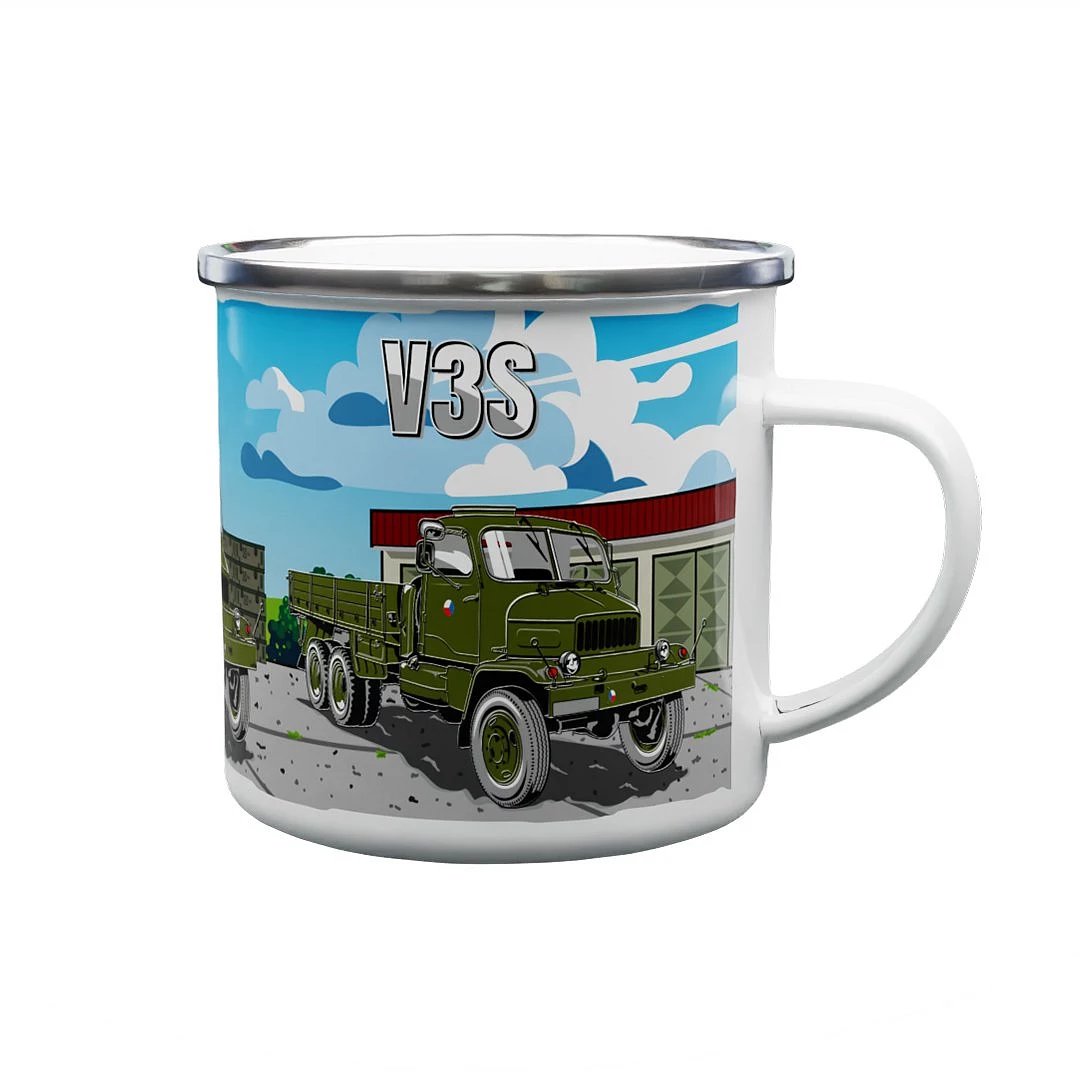 Tazza di alluminio Camion V3S Mobiletto 330 ml