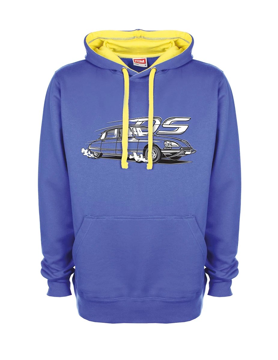 Felpa giallo-blu veterano francese DS