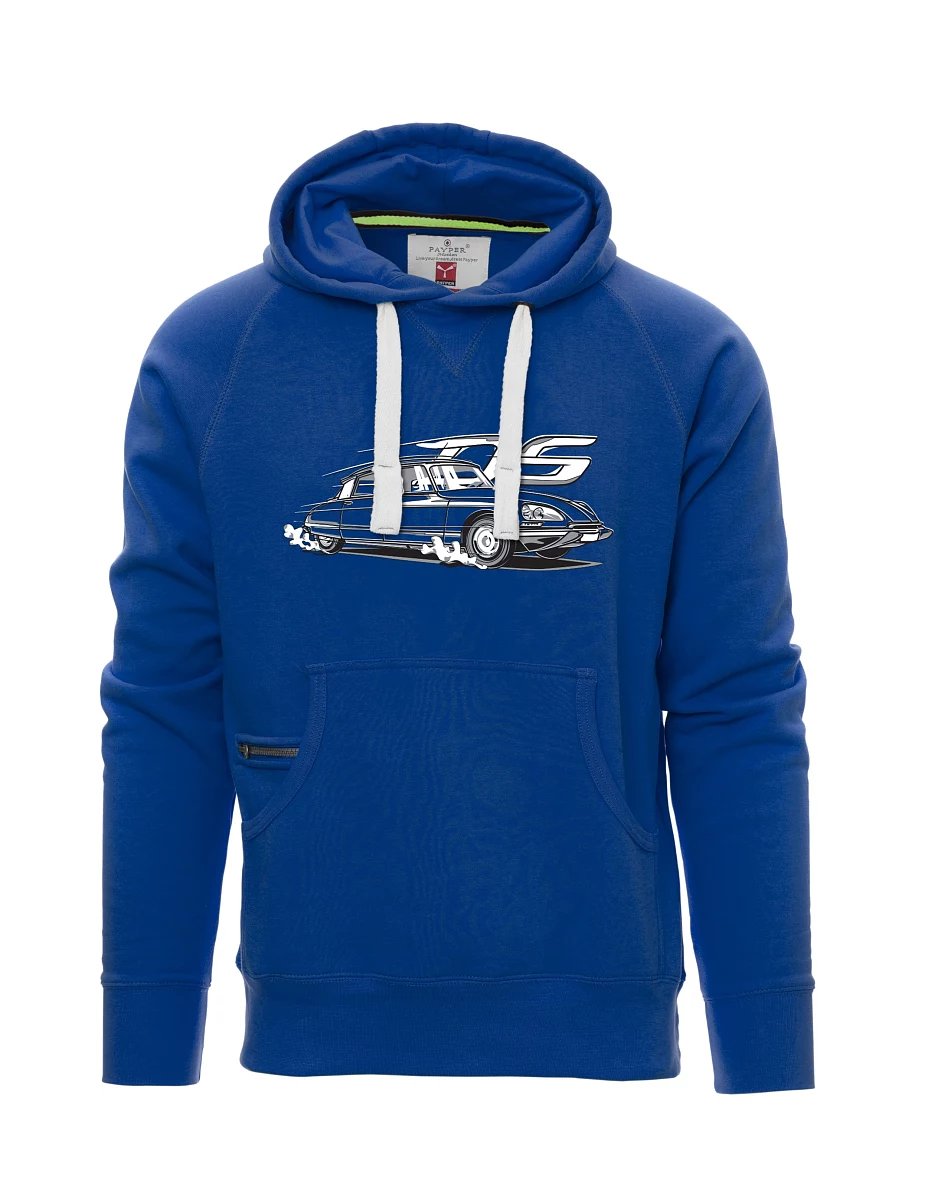 Felpa da uomo blu veterano francese DS