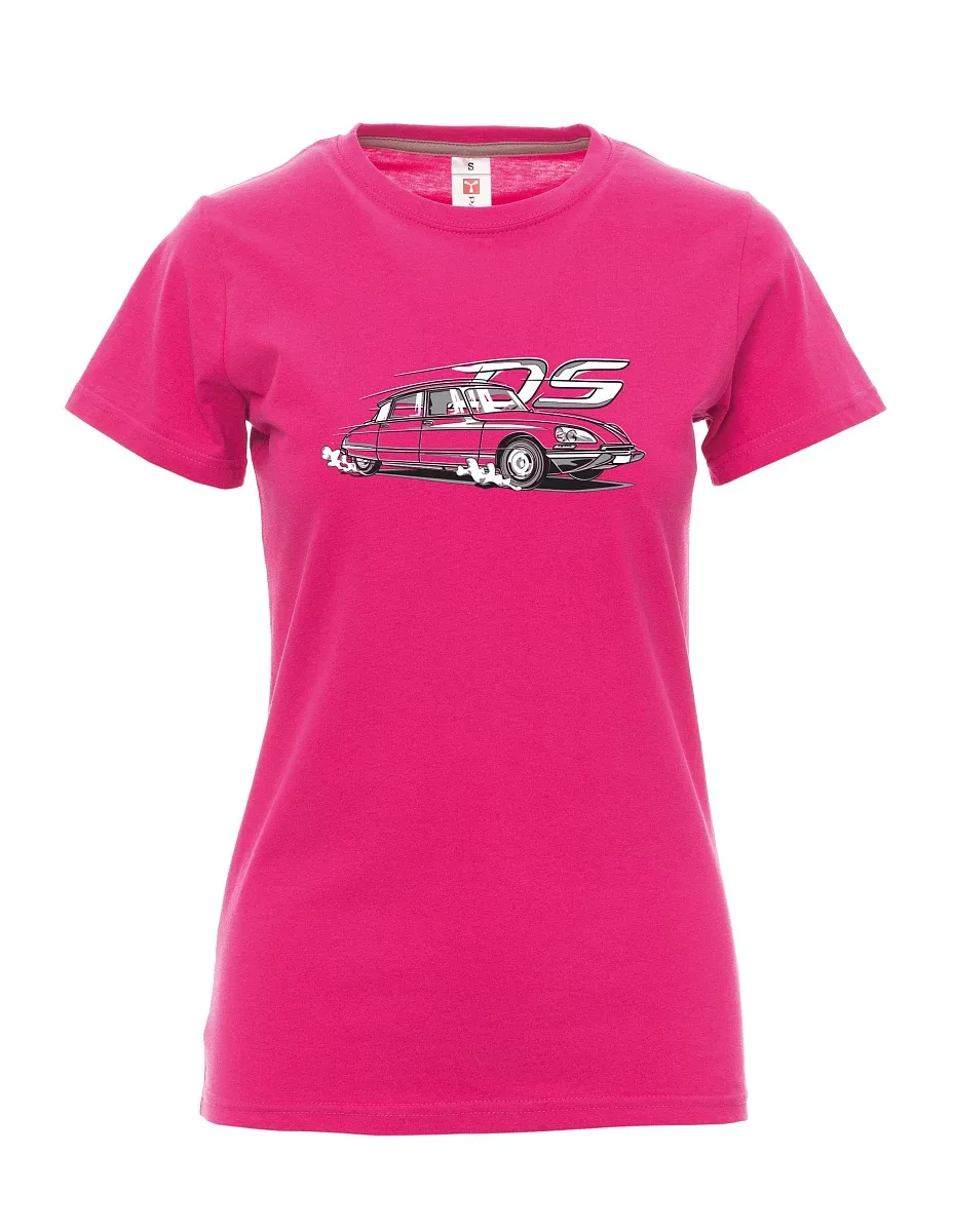 Maglia da donna rosa veterano francese DS