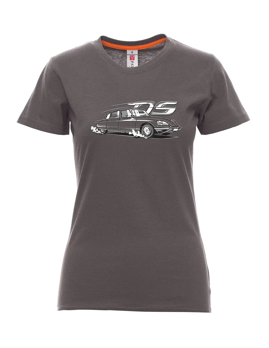 Maglia da donna colore del fumo veterano francese DS