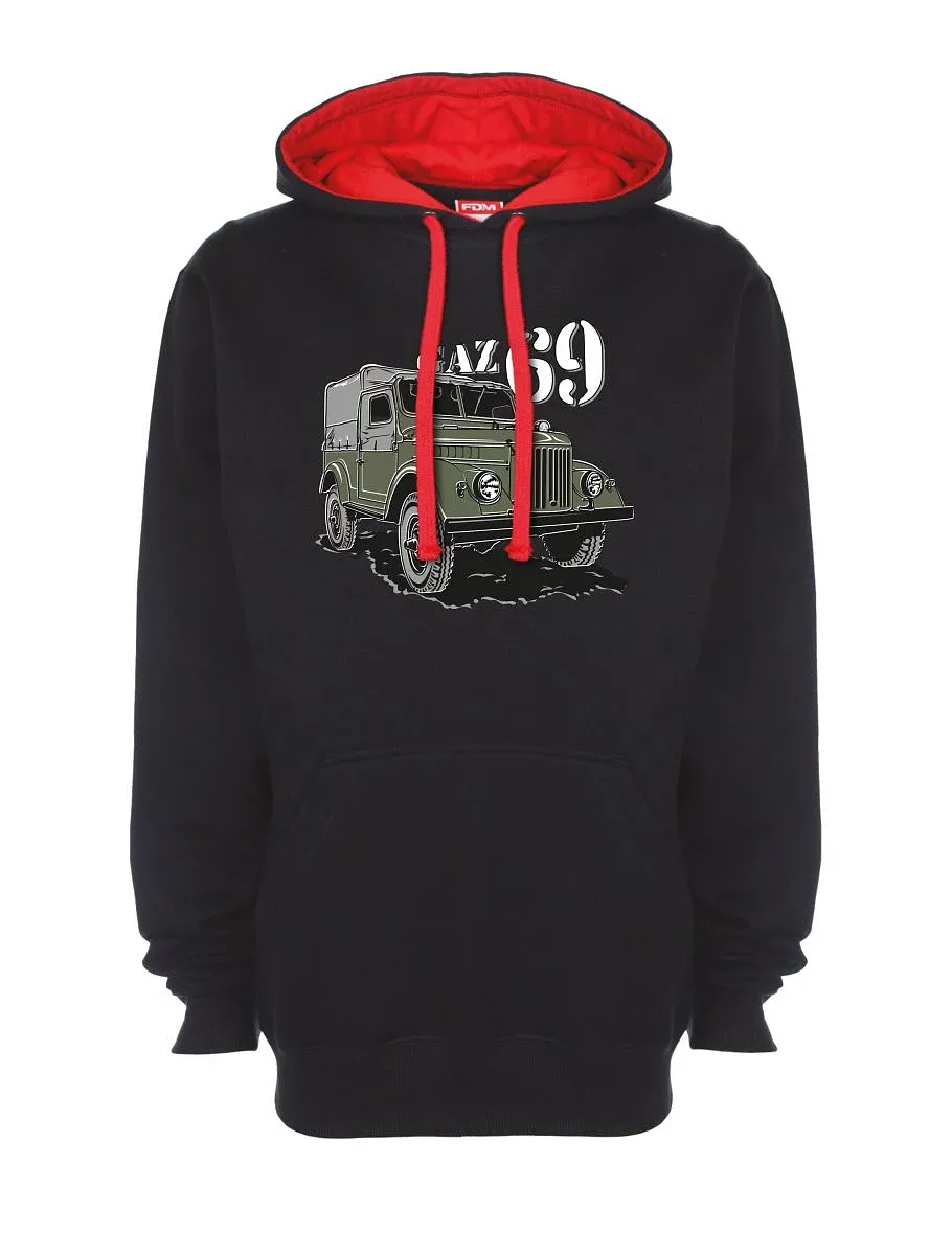 Felpa rosso-nera GAZ 69