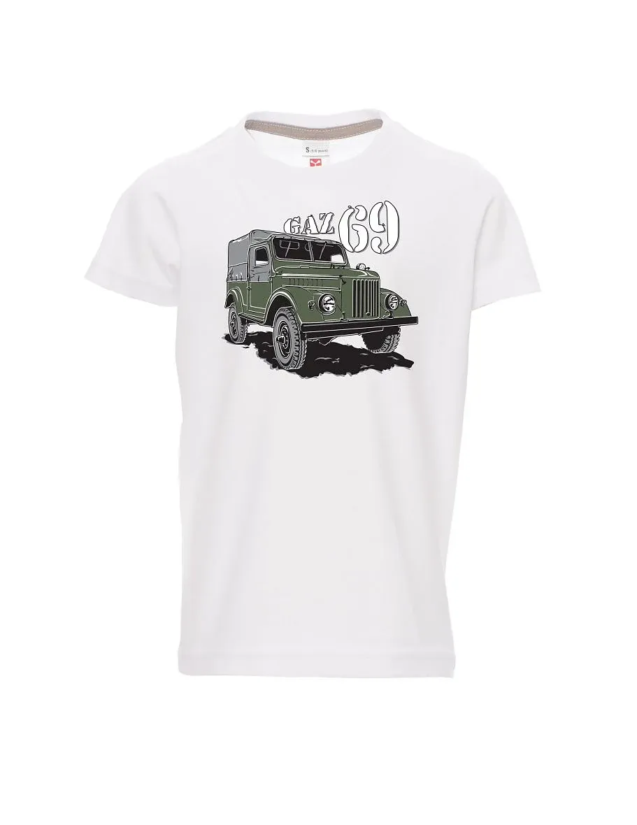 Maglia da bambino bianca GAZ 69