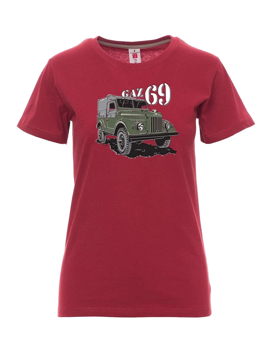 Maglia da donna colore bordeaux GAZ 69