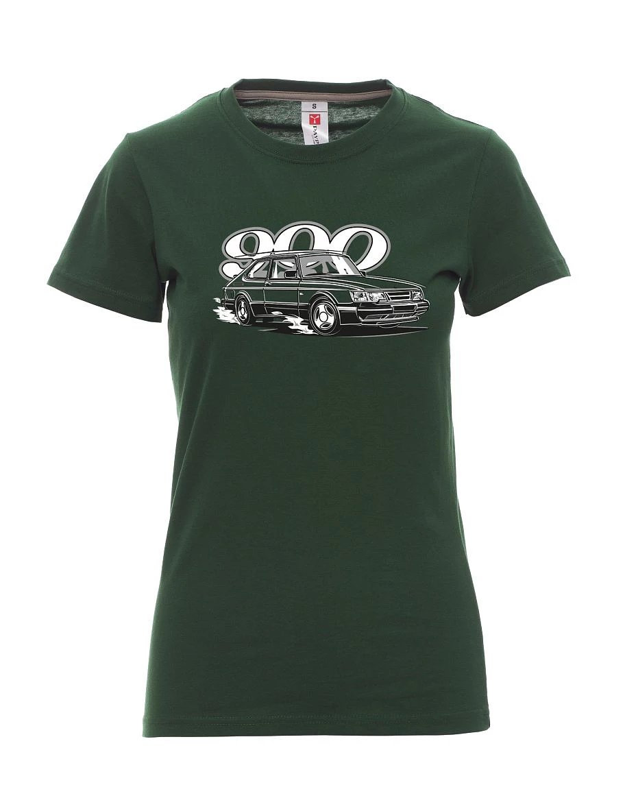 Maglia da donna verde scuro Saab 900