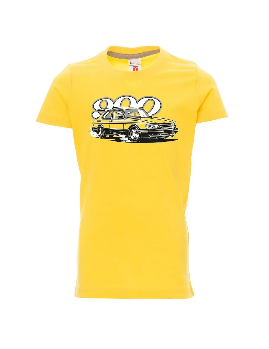 Maglia da bambino gialla Saabo 900