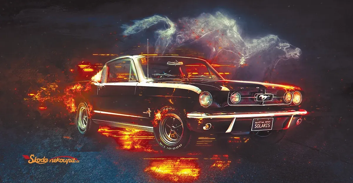 Asciugamano 100x50 Mustang