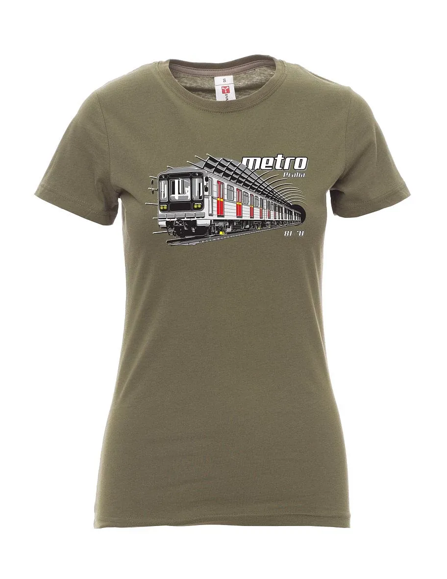 Maglia da donna cachi Metro 81-71