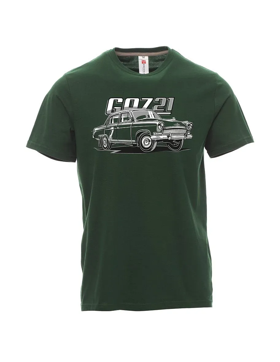 Maglia da uomo verde scuro GAZ 21