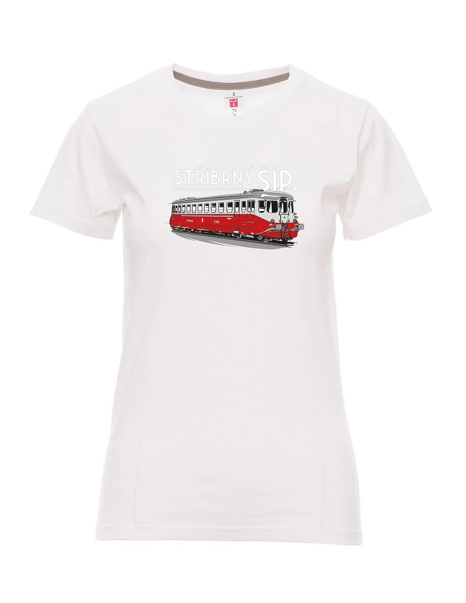 Maglia da donna bianca Freccia d'argento M 260 001