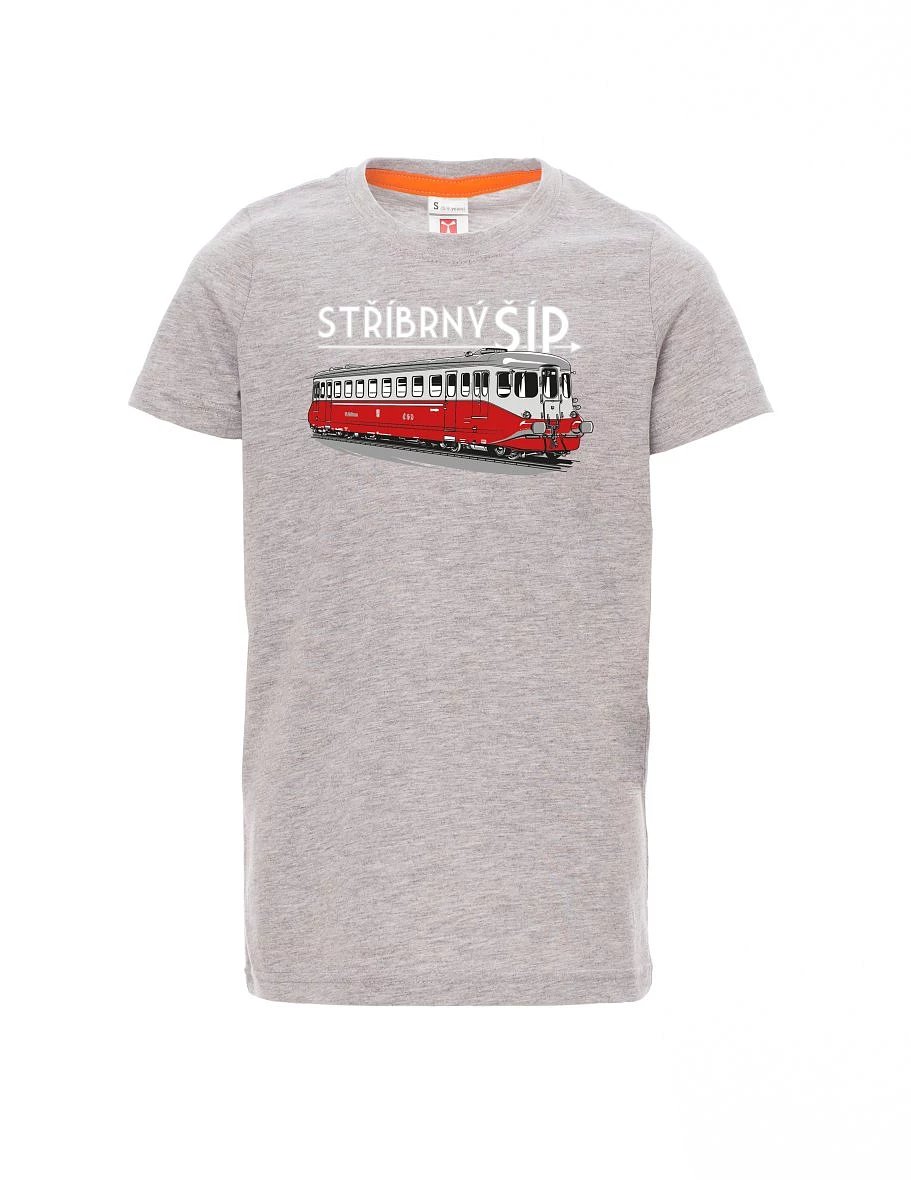 Maglia da bambino grigio melange Freccia d'argento M 260 001