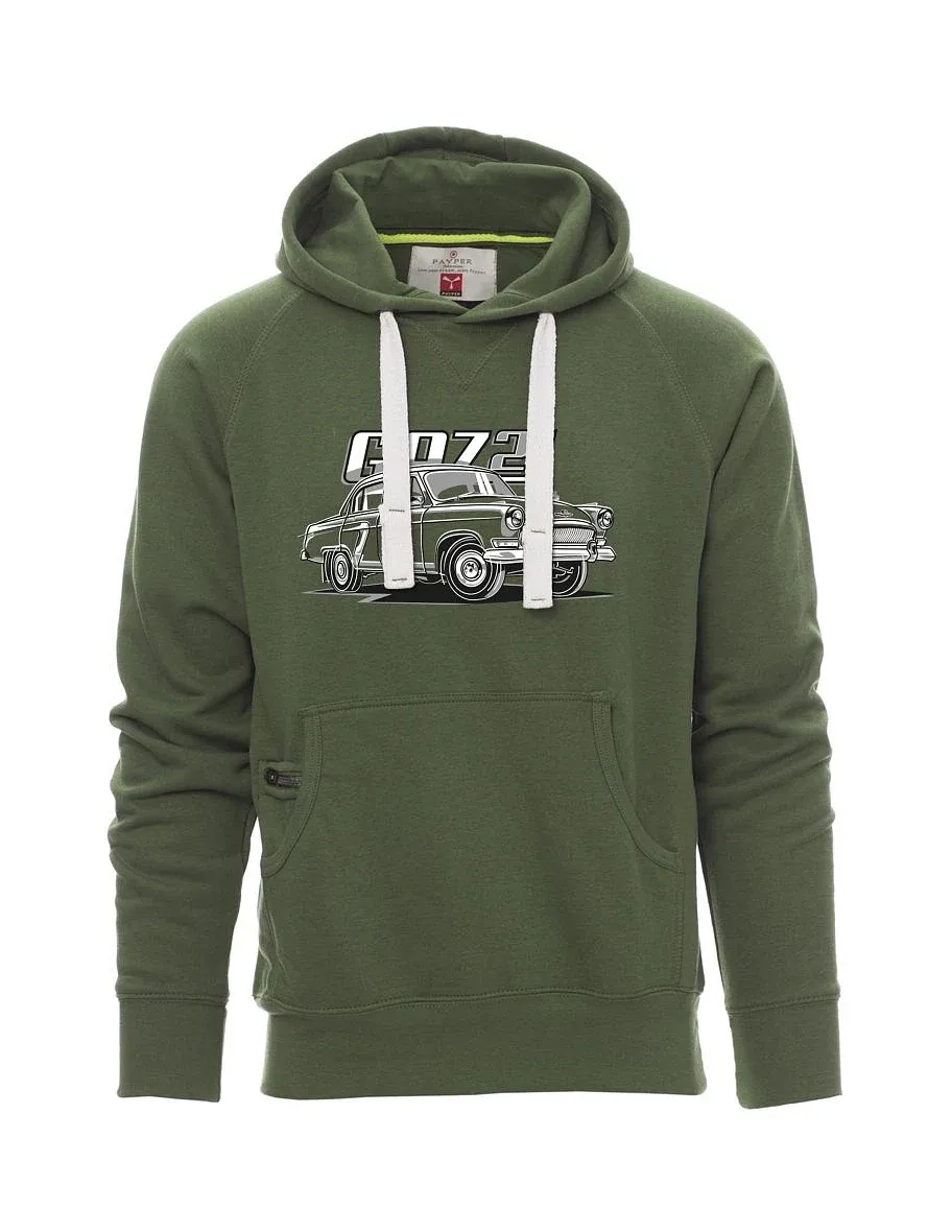 Felpa da uomo verde scuro GAZ 21