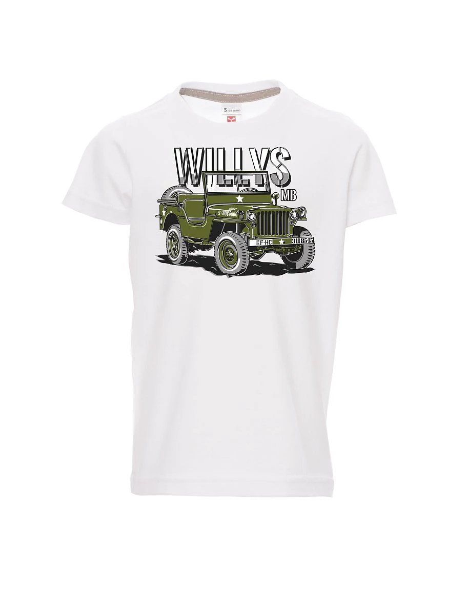 Set familiare di maglie con Willys MB
